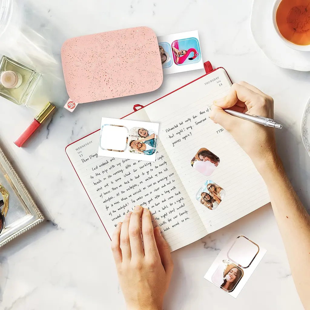 Фотопапір HP CutOut Sticker Zink 2"x3" Глянцевий, самоклеючий, стікери, 30 листів - фото 4