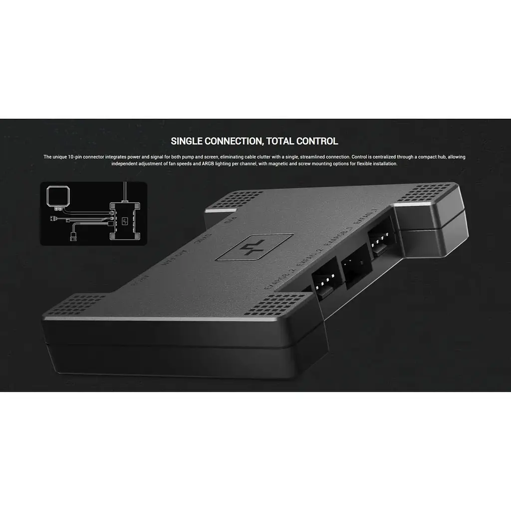СВО Deepcool Spartacus 420 Black (R-SPT420-BKDSMP-G-1) - фото 10
