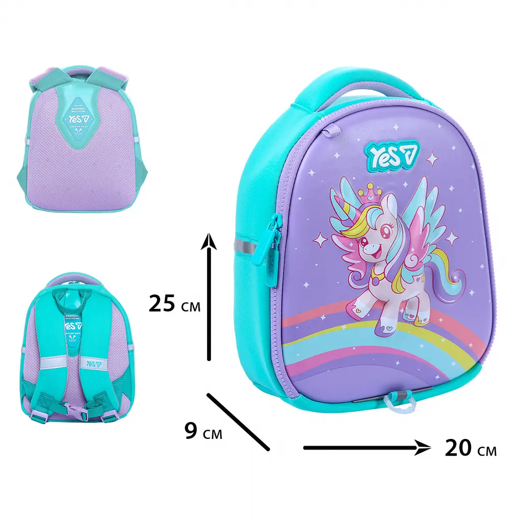 Рюкзак дитячий Yes K-33XXS Happy Unicorn (550435) - фото 5