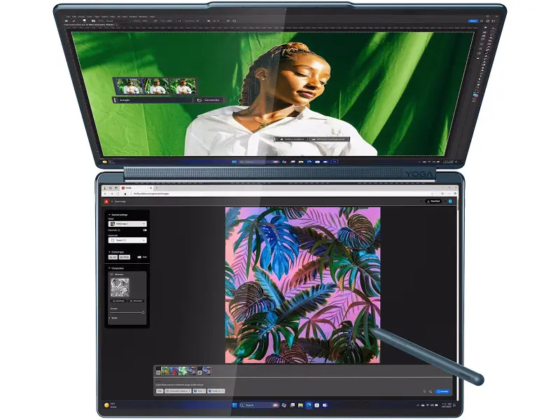 Ноутбук Lenovo Yoga Book 9 14IAH10 (83KJ001KPB) - фото 6