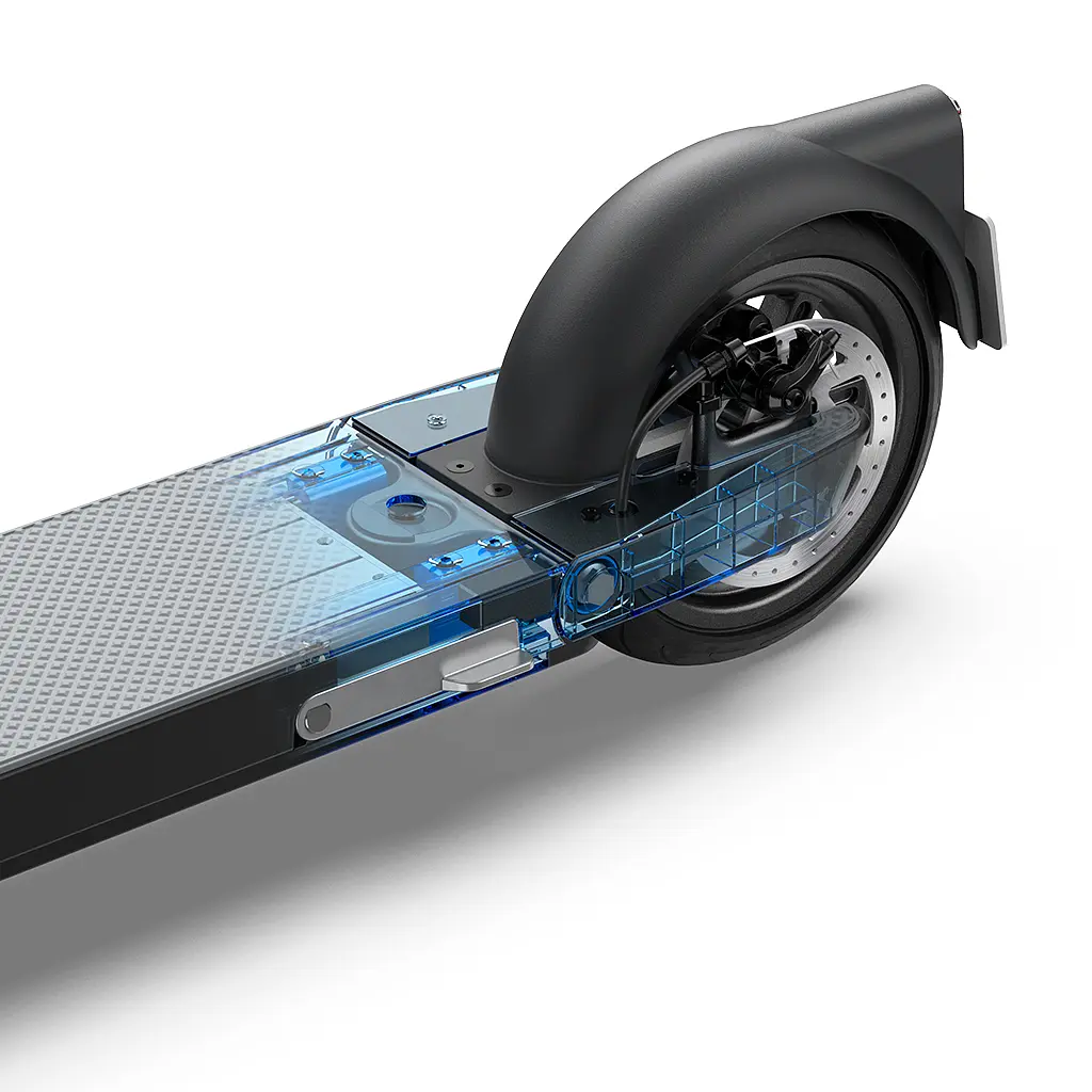 Електросамокат OKAI ES20-NEON Black 9", 300(600)W, 9.8Ah, 40km, 25km\h, 20%, NFC, App, 16kg (ES20-B) - фото 8