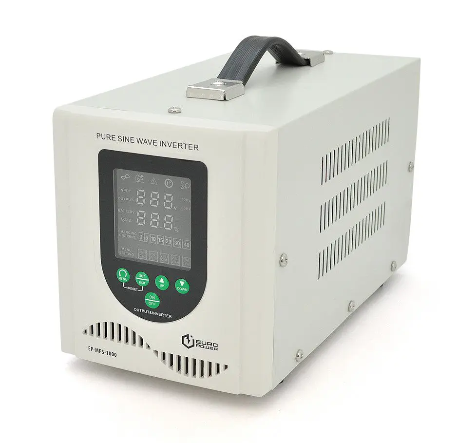 UPS ДБЖ з правильною синусоїдою Europower EPMPS1000-12 PLUS 700W, АКБ 12 В (AGM/GEL/LFP ), заряд 5-20А