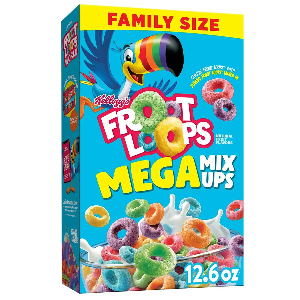 Сухий сніданок Kellogg's Froot Loops Color Mixups 357 g