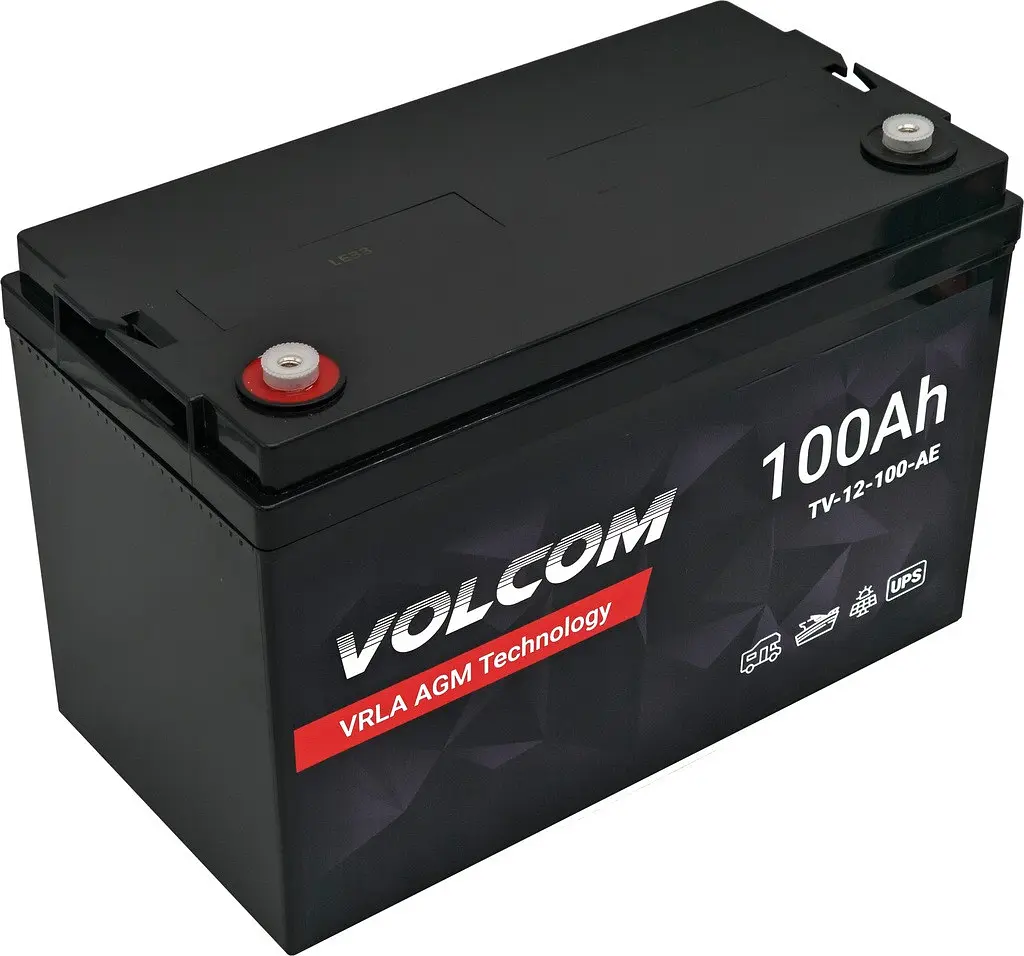Аккумулятор AGM Volcom 12V 100 Ah VRLA - фото 2