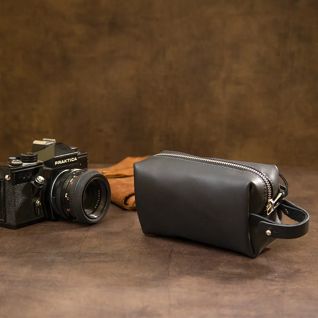 Чоловіча шкіряна косметика GRANDE PELLE 15х8.5х6 см acs0018589 - фото 6