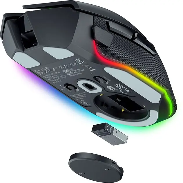 Компьютерная мышь Razer Basilisk V3 Pro 35K RGB USB-A/WL/BT черный teh0013967 - фото 6