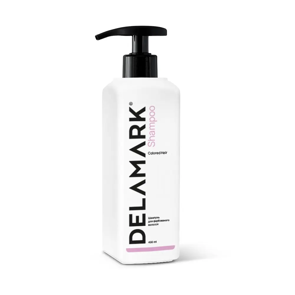 Шампунь DeLaMark для пофарбованного волосся 400 мл 4820152331212