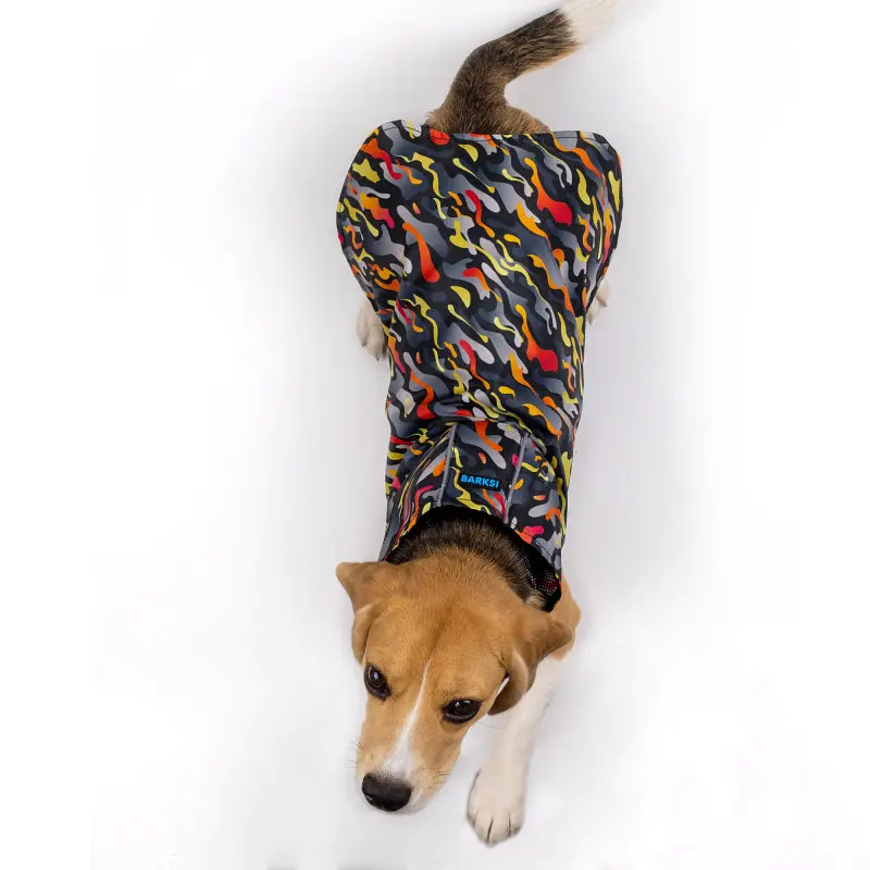 Дощовик для собак з капюшоном Barksi Textile розмір L Гравітація - фото 4