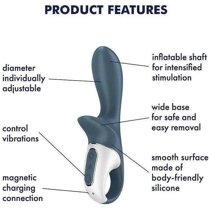 Анальний вібратор Satisfyer Air Pump Booty 2 - фото 4