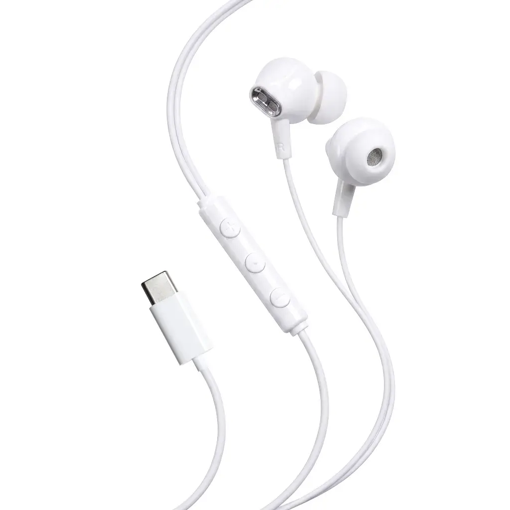 Навушники Vention Echo Lite USB-C In-Ear Wired White (GBBWAV) - фото 2