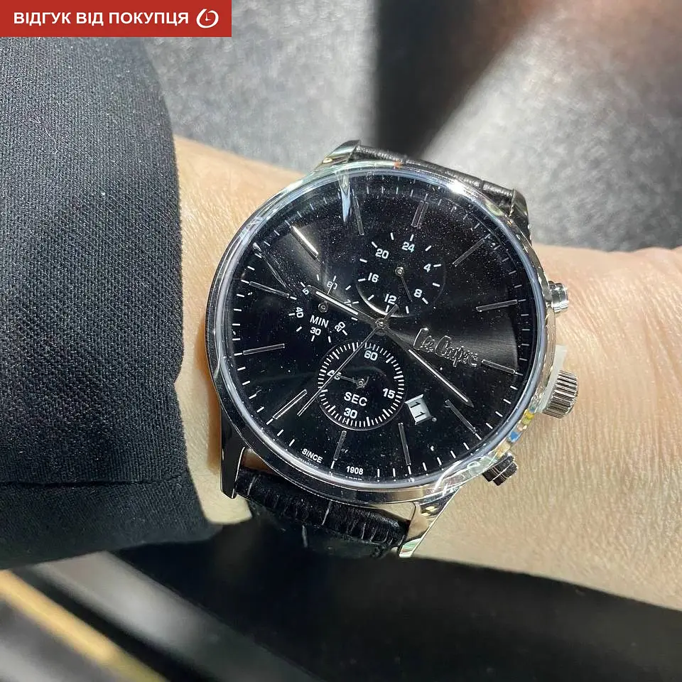 Годинник Lee Cooper Leather Black - фото 10