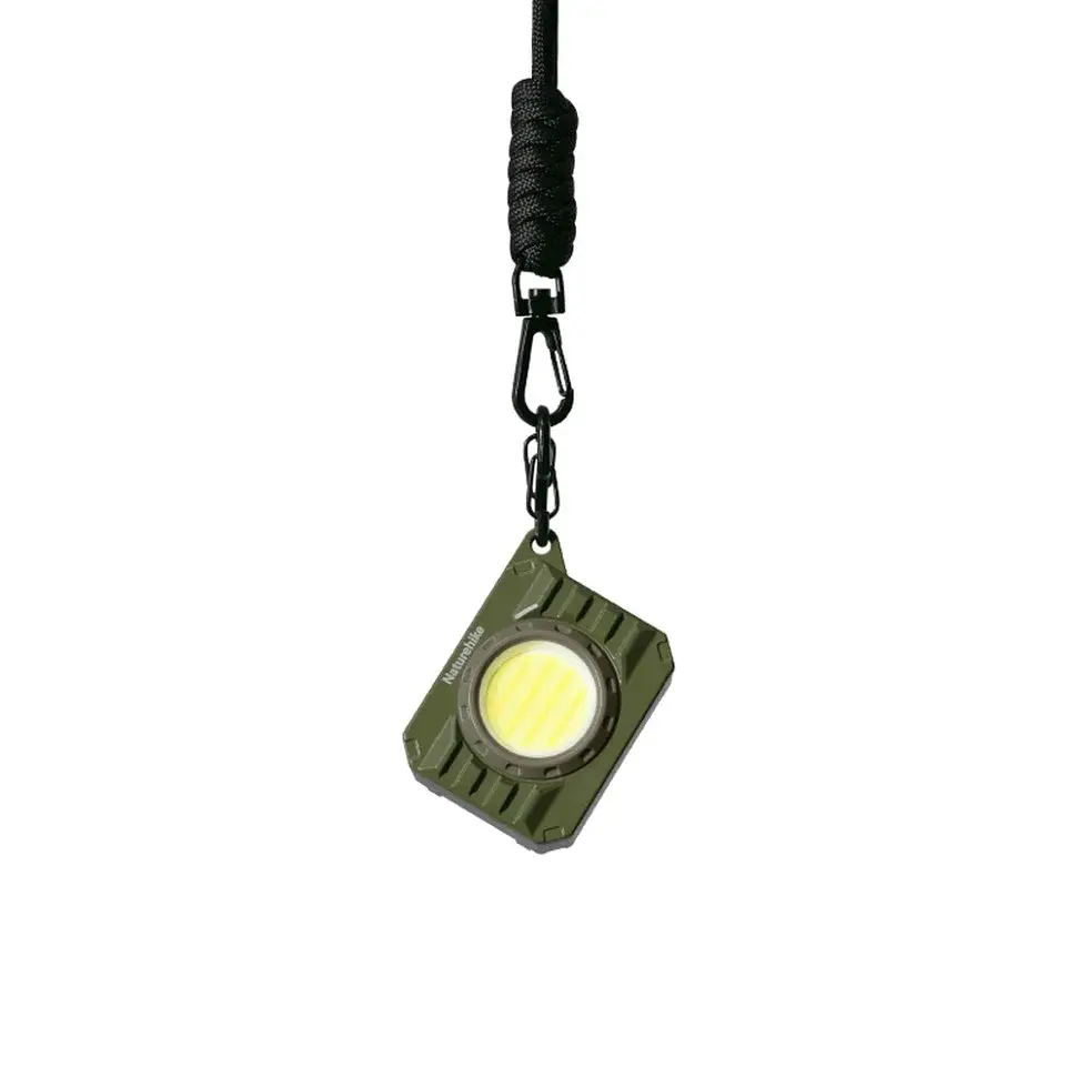 Наключний ліхтар Naturehike CNK2450ZM014, 60х43.4х38.4 мм, ABS-пластик, оливковий, 500 лм