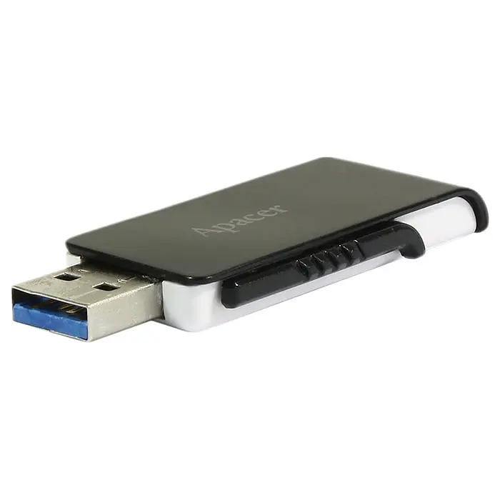Флеш-накопичувач Apacer USB3.0 64GB AH350 Black (AP64GAH350B-1) - фото 3