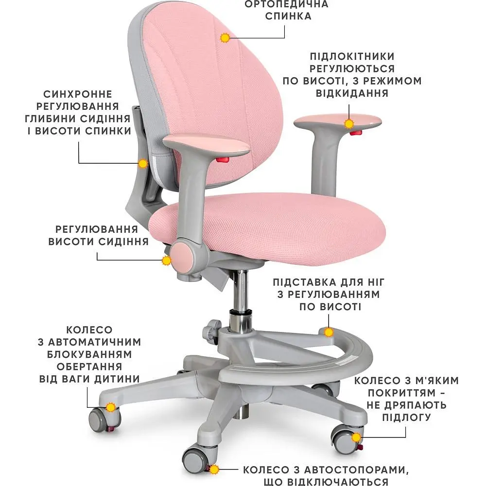 Детское кресло Evo-kids Mio KP (Y-407 KP) - фото 2