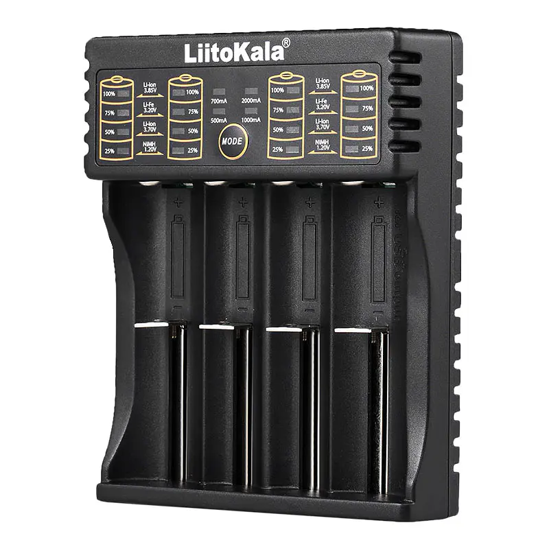 Зарядное устройство Liitokala (Lii-402) универсальное - интеллектуальное - 4 канала - фото 3