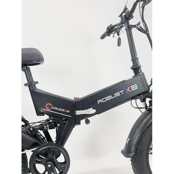 Электровелосипед Robust X8 фетбайк 1200W 48V 24Ah черный - фото 11
