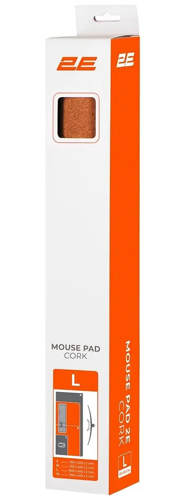 Ігрова поверхня 2E Cork L (800x400x2мм) Brown (2E-PAD-L-CORK) - фото 6