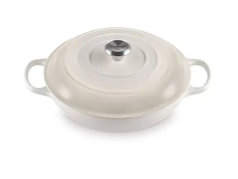 Каструля Le Creuset Modern Heritage Shallow Casserole 28 cm Meringue 21701287164430 - фото 3