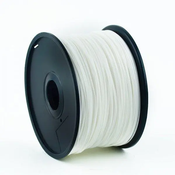 Пластик для 3D друку Gembird, PLA, білий, 1.75 мм, 1 кг (3DP-PLA1.75-01-W)
