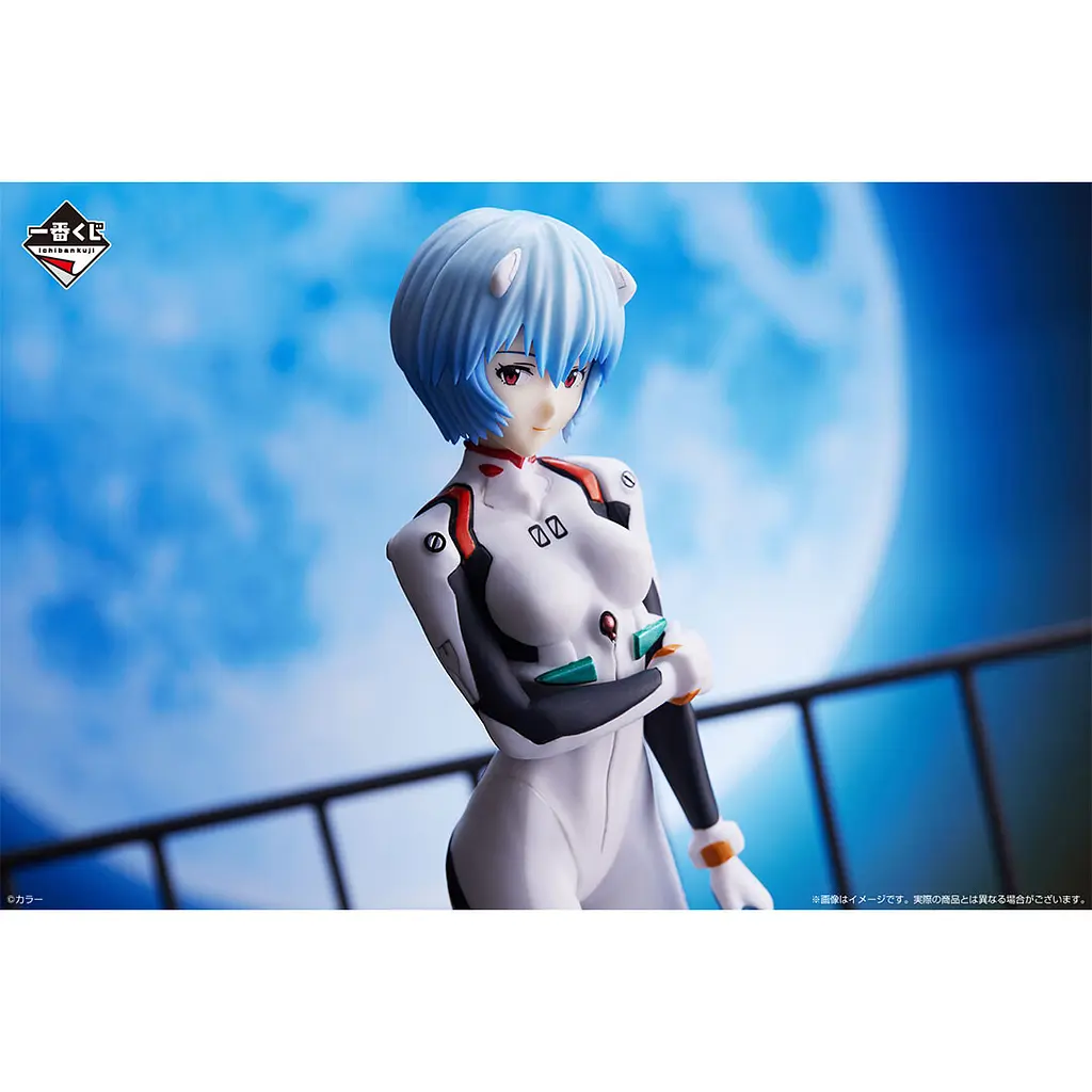 Фигурка Bandai Аянами Рей Евангелион Rei Ayanami Evangelion в черном костюме 21 см B EVA AR B 21 - фото 3