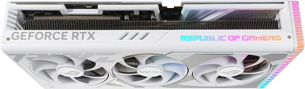 Видеокарта ASUS RTX 4080 16GB ROG Strix Gaming OC White (ROG-STRIX-RTX4080-O16G-WHITE) (GDDR6X, 256 bit, PCI-E v4.0 x16) Б/у - фото 4
