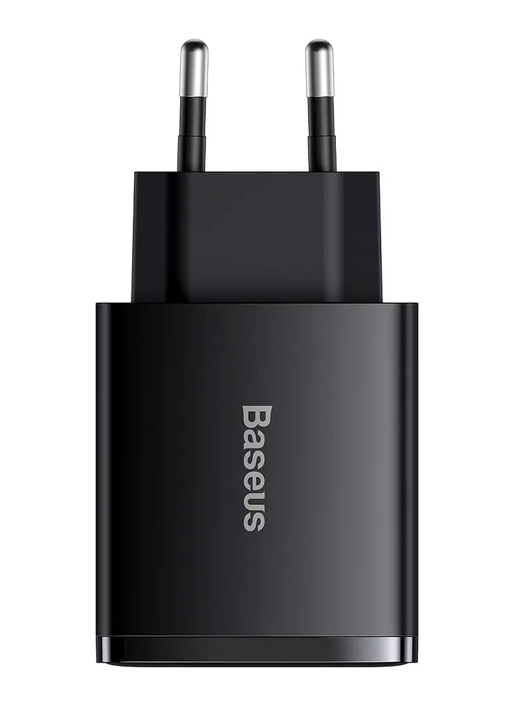Зарядний пристрій Baseus Compact Quick Charger 2U+C 30W EU black (CCXJ-E01) - фото 3
