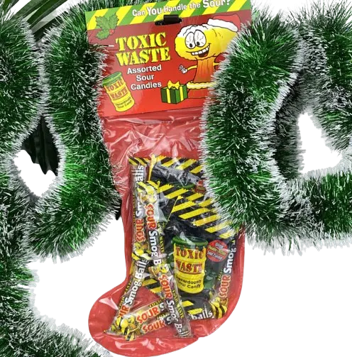 Різдвяний набір кислих цукерок Toxic Waste Christmas Stocking 104г - фото 4