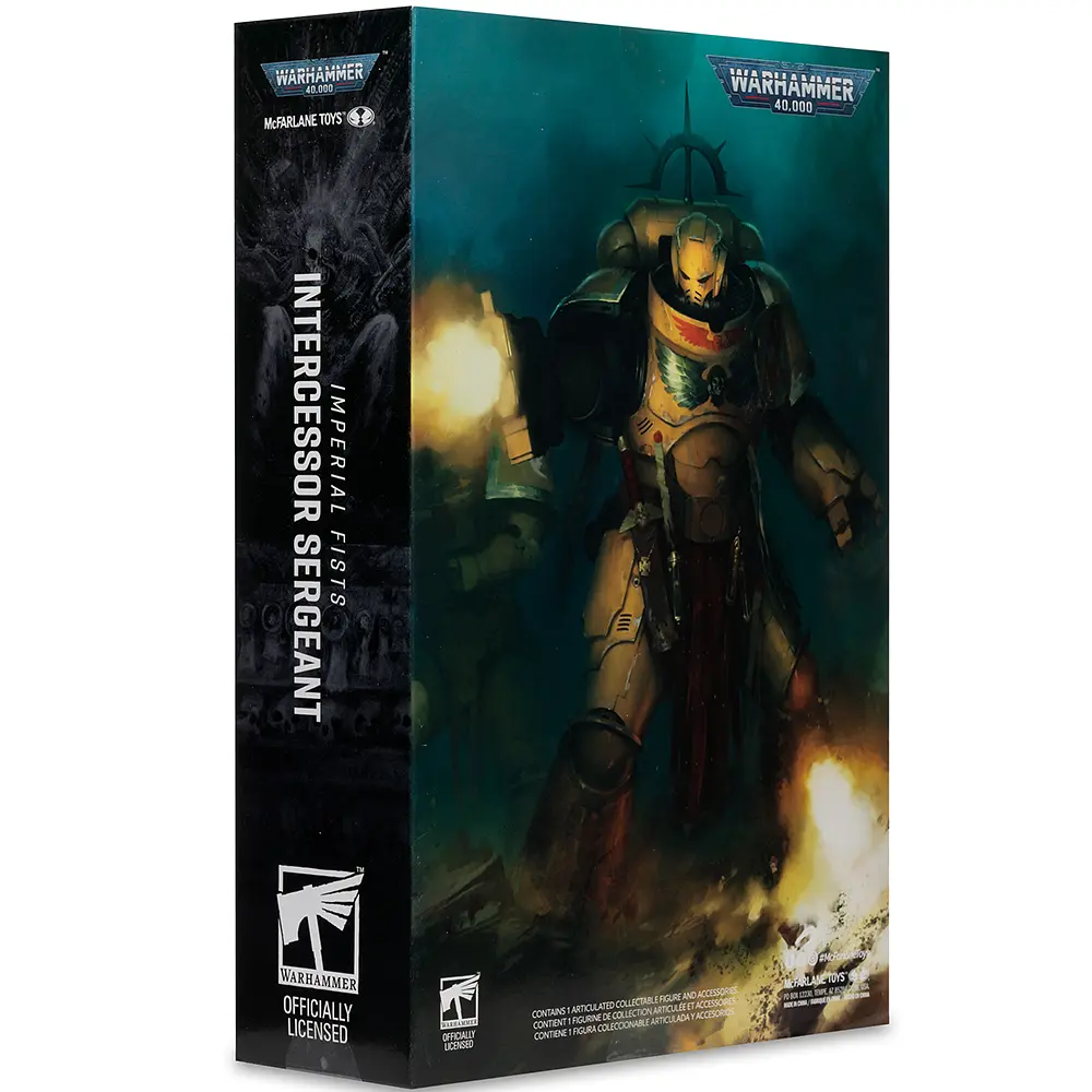 Фігурка Warhammer 40K Intercessor Sergeant - Imperial Fist - Gold Label 7in (Вархамер 40К) - фото 9