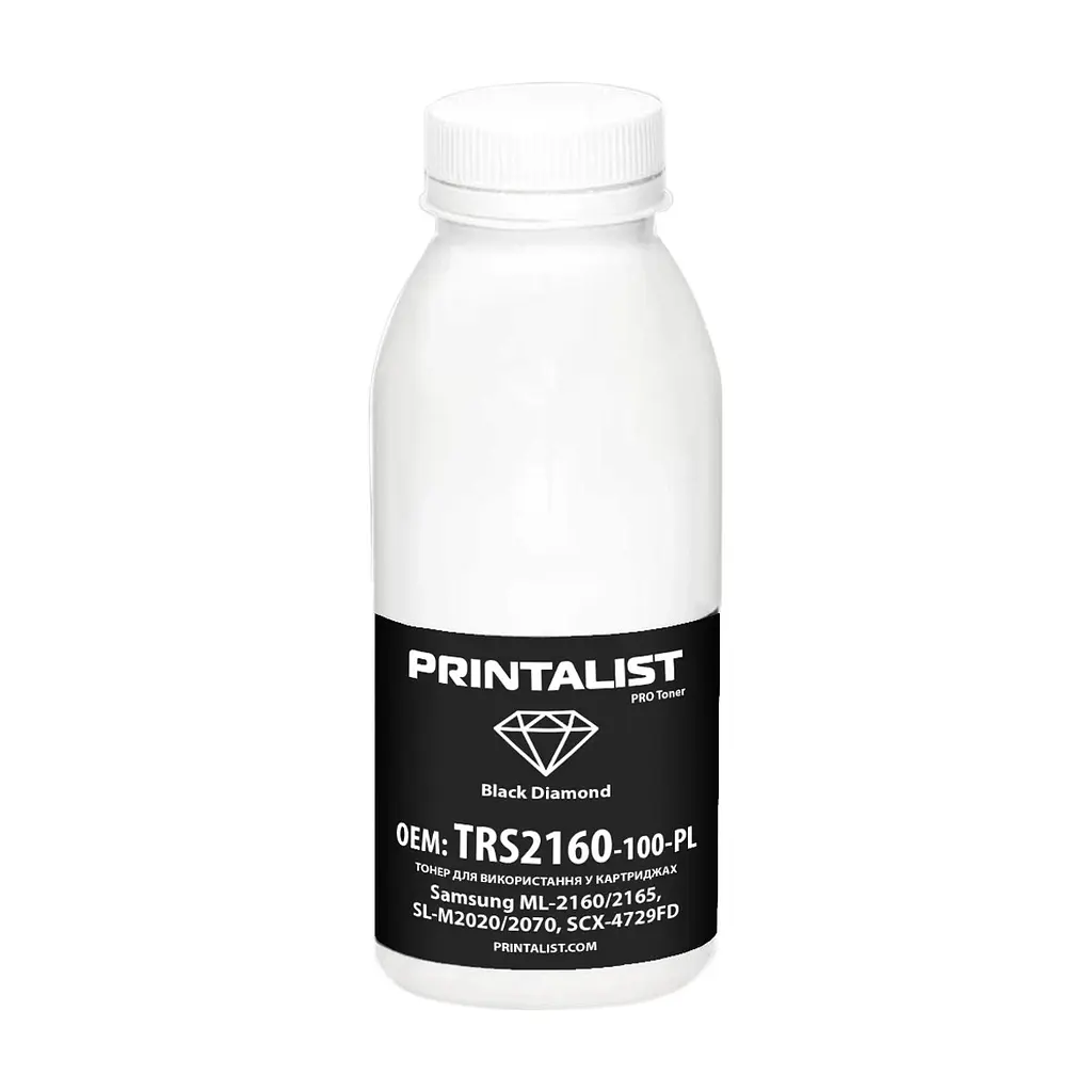 Тонер Samsung ML-2160 100г Black Printalist (TRS2160-100-PL)