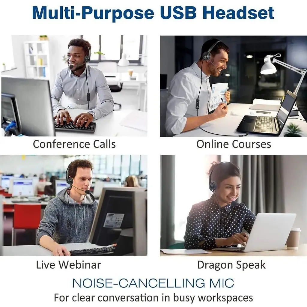 Гарнітура Callez провідна USB з шумоподавляючим мікрофоном - фото 8