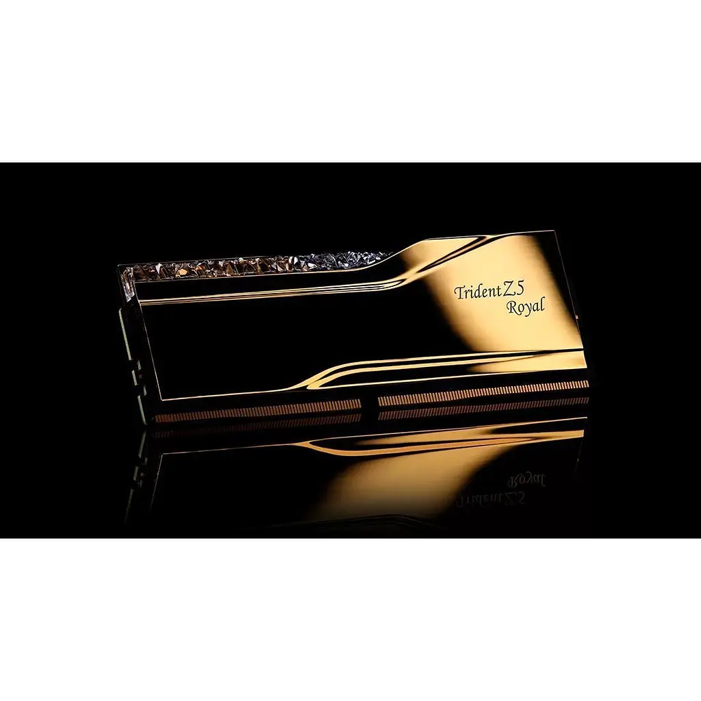 Модуль пам'яті DDR5 G.Skill Trident Z5 Royal 2x16GB 6400MHz Gold (F5-6400J3039G16GX2-TR5G) [148642] - фото 5