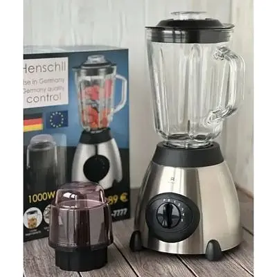 Блендер Henschll HS-7777 з міксером подрібнювачем багатофункціональний 1000 ВТ - фото 4