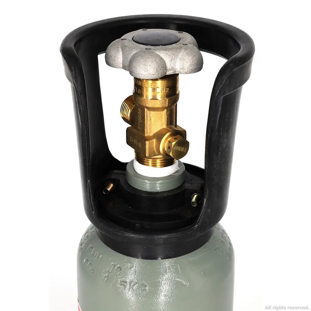 Балон CO2 з плоским дном Aqua Nova , метал, 2 л (NCO2-2L-GRAY) - фото 3