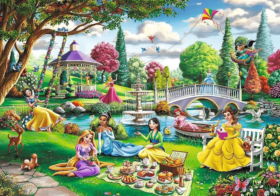 Пазл Пікнік із Принцесами Дісней - 1000 елементів Trefl 10919 - фото 2
