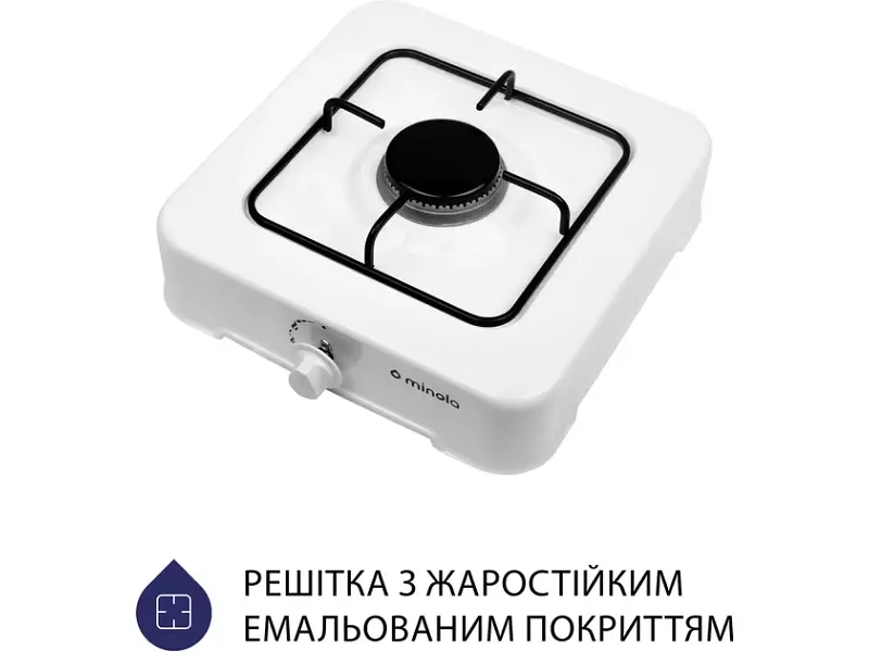 Настільна плита Minola TGH 100 WH - фото 3