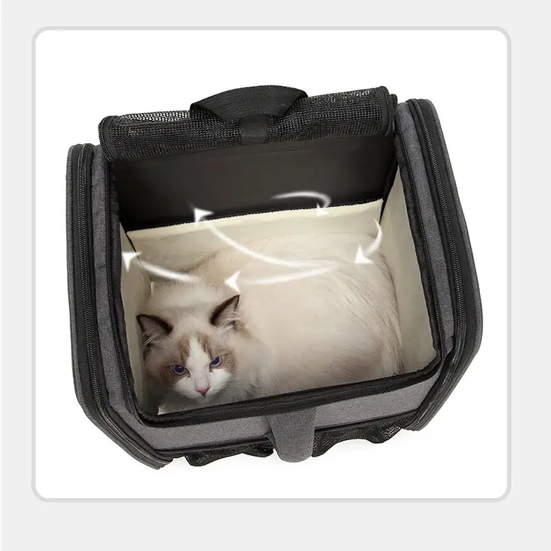 Сумка-рюкзак для домашніх тварин Voyager Pet LVT24013 Grey - фото 7