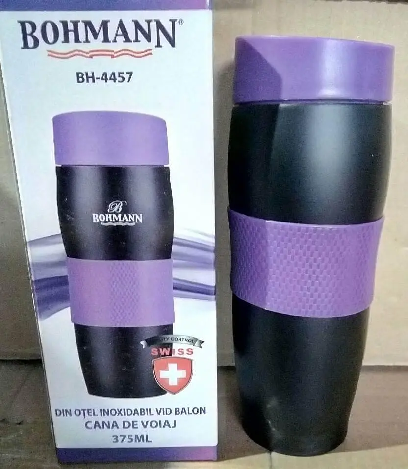 Термокухоль Bohmann BH 4457 black-violet 375 мл - фото 3