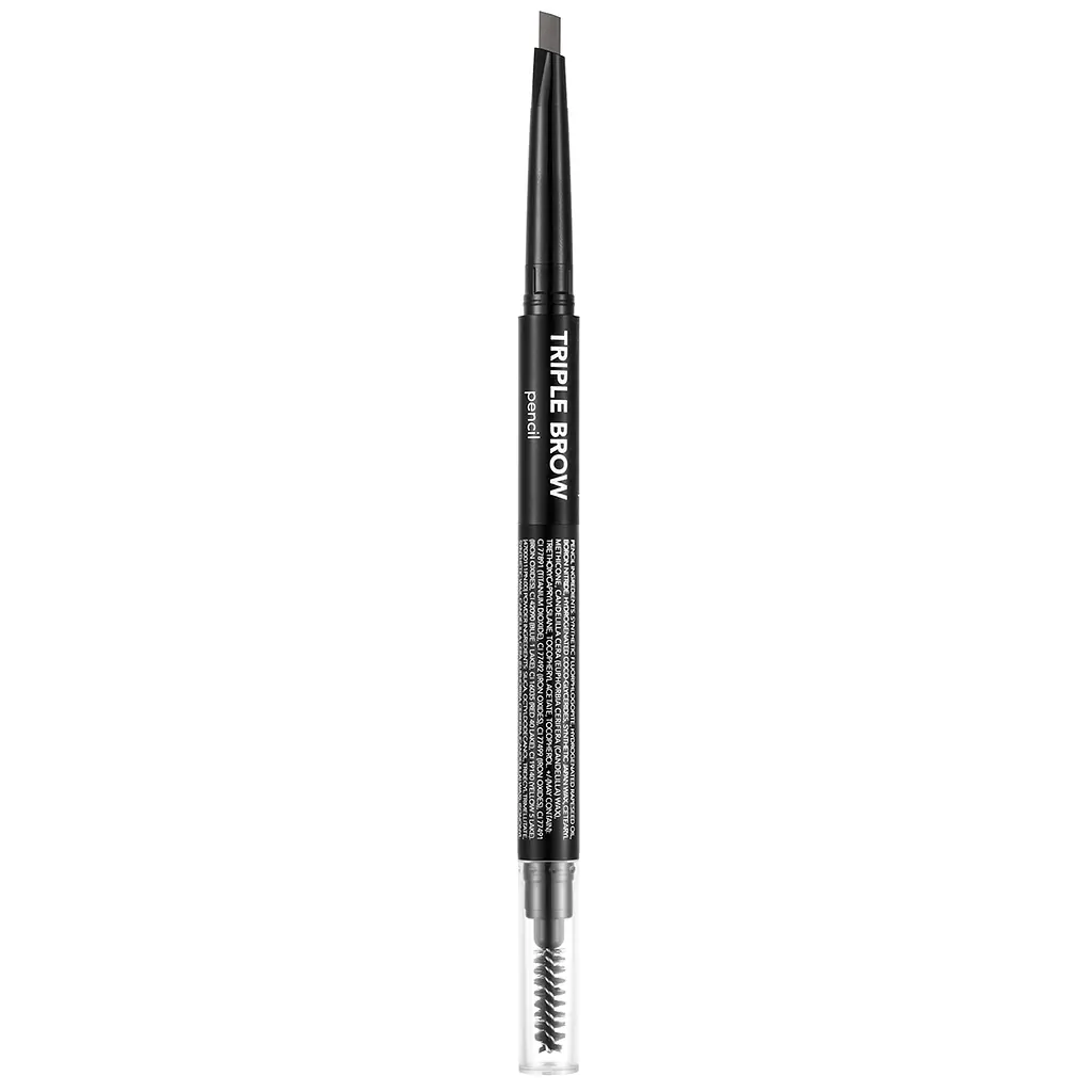 Кремовый карандаш для бровей Flormar Triple Brow Pencil 004 (Ash) 0.75 г - фото 2