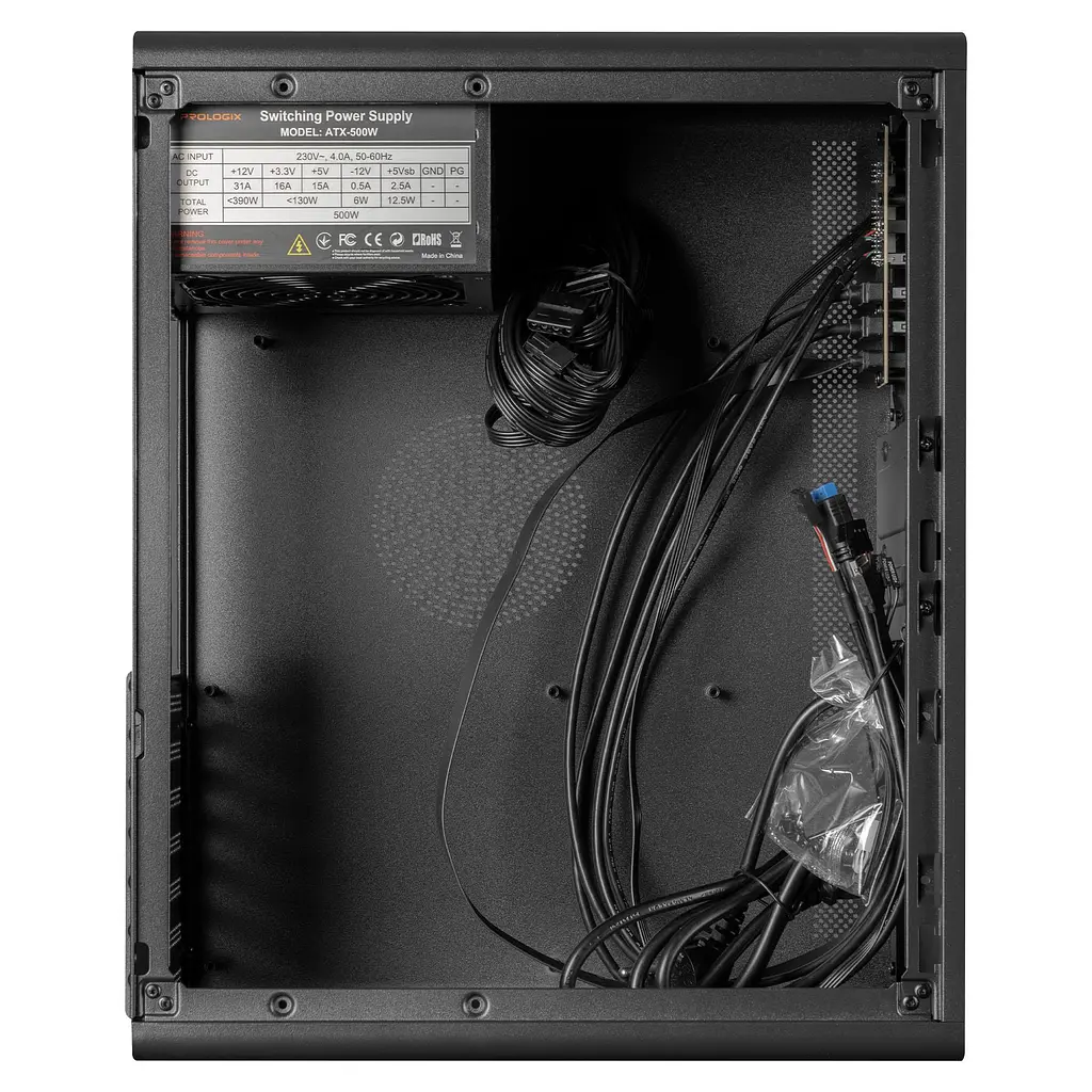 Корпус Prologix E127 500W Black - фото 5
