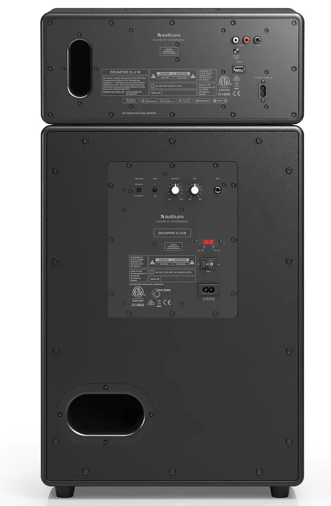 Акустическая система Audio Pro Drumfire II W Black (90404287) - фото 2