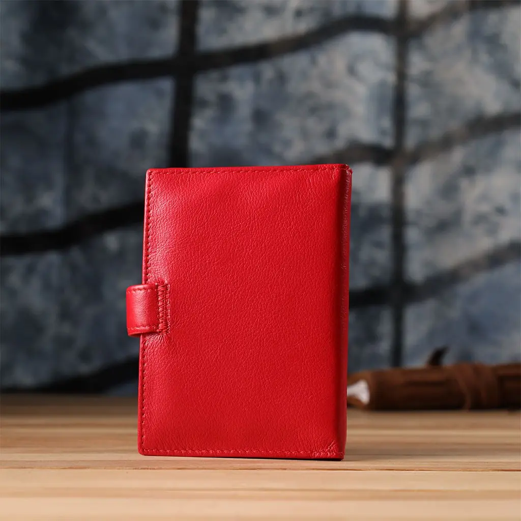 Красива обкладинка на документи для жінок з натуральної шкіри ST Leather 23118 червона - фото 10