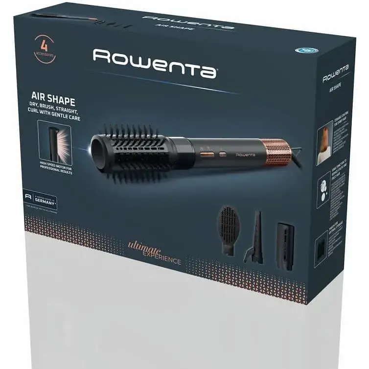 Фен-щітка Rowenta Air Shape 1300 Вт чорно-золота (UB9820E0) - фото 5
