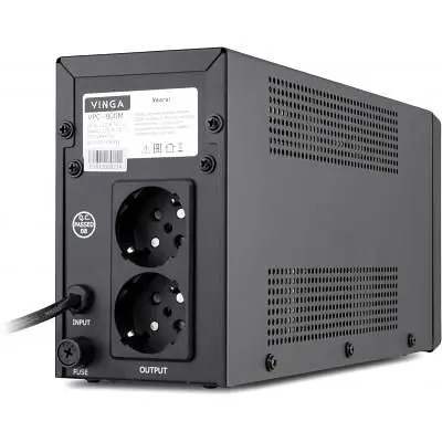 Пристрій безперебійного живлення Vinga LCD 800VA metal case (VPC-800M) - фото 6