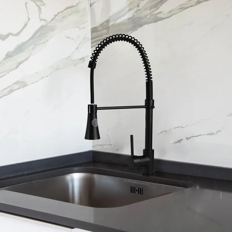 Змішувач для кухні Yoka Fiesto Black BZ.FIESTO-BLK, Чорний матовий - фото 2