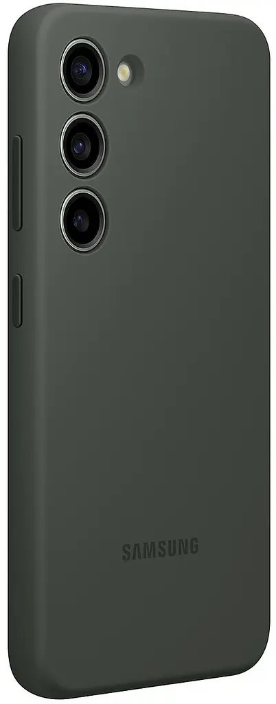 Оригінальний силіконовий чохол для Samsung Galaxy S23 Plus (6.6") Samsung Silicone Case EF-PS916TGEGRU Khaki - фото 2