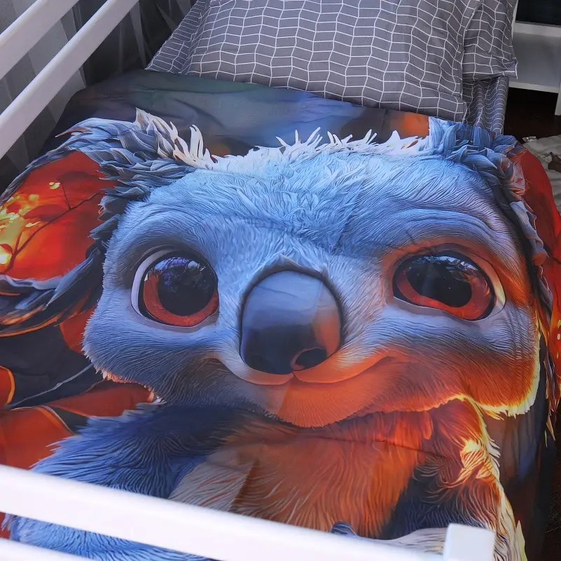Комплект постільної білизни MirSon Kids Time 17-0713 Fluffy Koala Ranforce Elite 143 x 210 см (2200010620498) - фото 5