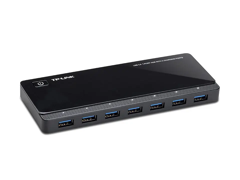 Розгалужувач USB Hub TP-Link UH-720 7 портів USB3.0 (2 порти для заряджання) - фото 2