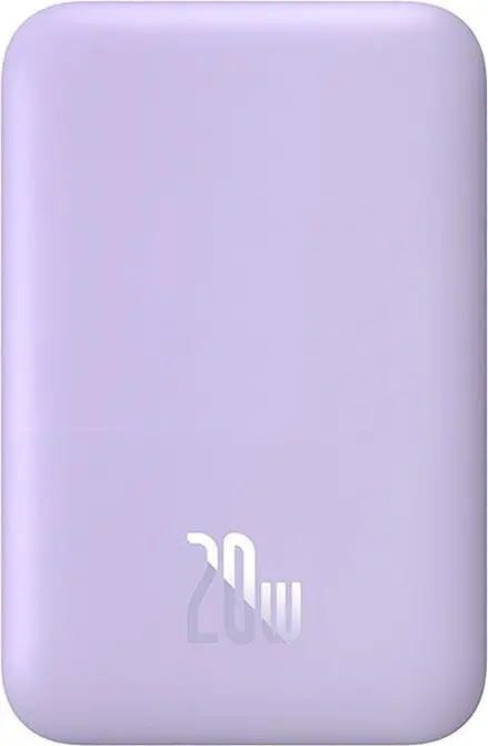 Портативний акумулятор Baseus Magnetic Mini Air Wireless 20W 6000mAh purple (P10059002513-00) - фото 5