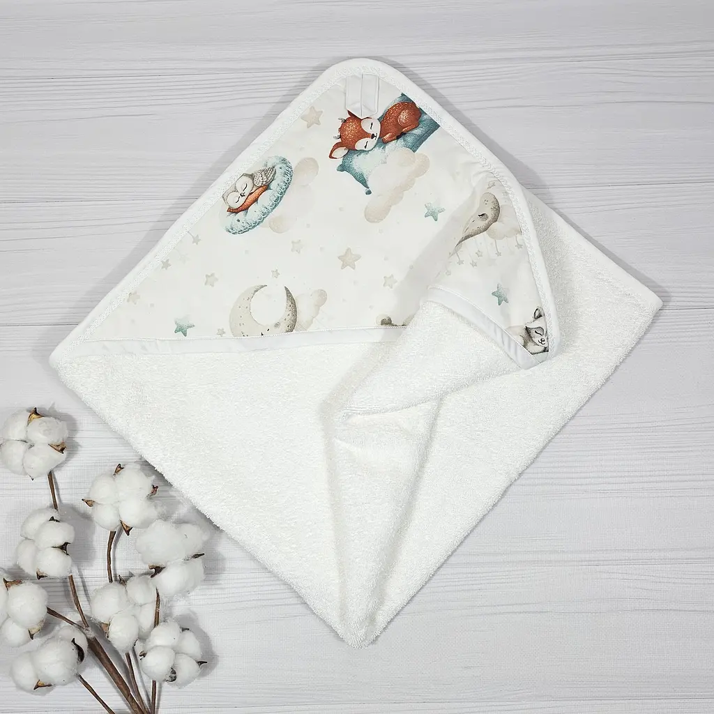 Дитячий рушничок-куточок 80х80 a.l.babybox Лагідні сни