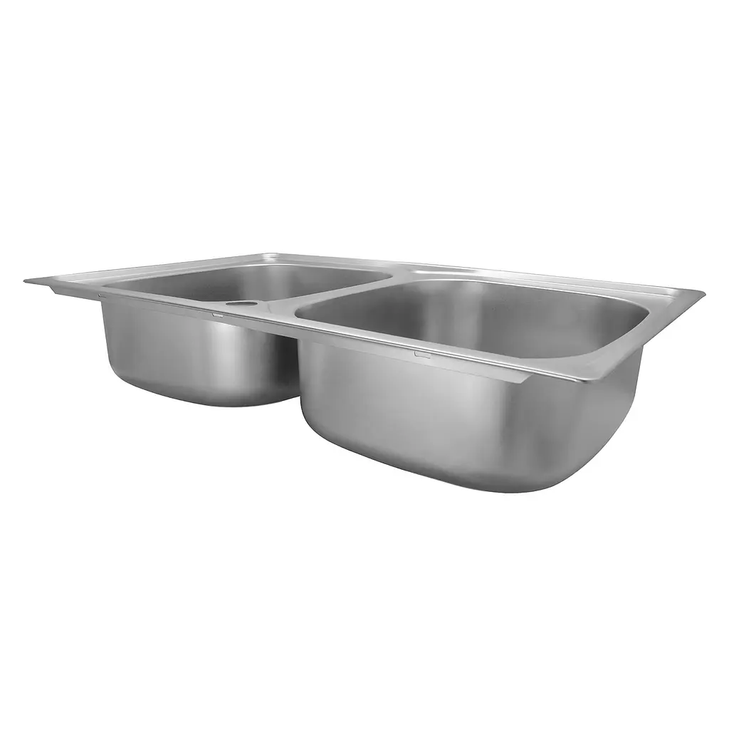 Кухонна мийка Kroner KRP Satin - 5080Z (7948Z) (0,8 мм) (CV025445) - фото 3